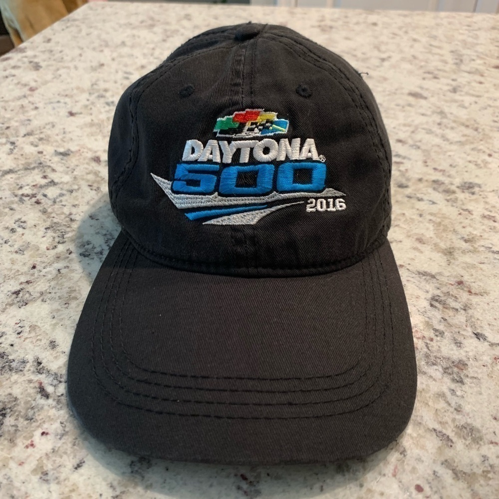 Daytona 500 2016 collectors hat NASCAR adjustable made by Prairie Mountain EUC